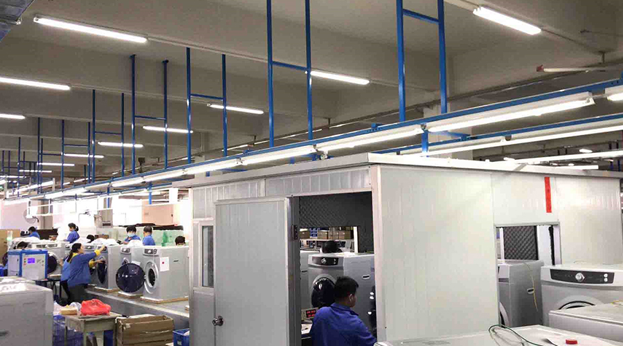 金環(huán)電器如何保證客戶收到的滾筒干衣機運行時無異響？