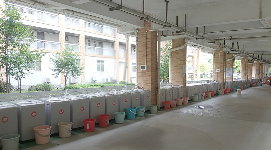 好評(píng)度高！江門一中學(xué)校又雙叒續(xù)單金環(huán)電器共享洗衣機(jī)