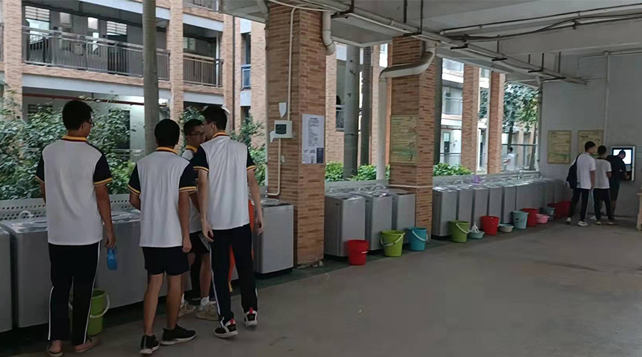 好評(píng)續(xù)單！江門一中學(xué)校持續(xù)追加共享洗衣機(jī)！