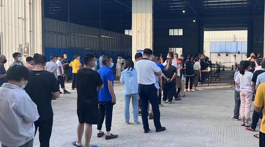 支援防疫是責(zé)任！金環(huán)電器助力鶴山核酸檢測