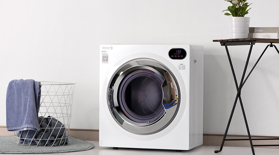 自然晾曬過的衣物灰塵多，家用衣物烘干機(jī)烘衣更干凈！