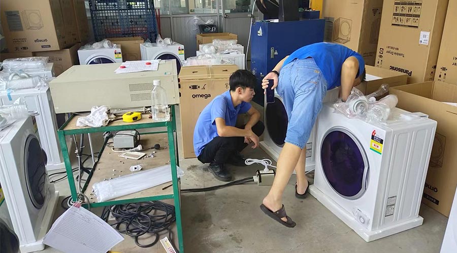 驗貨省心省力！澳洲omega客戶稱贊衣物烘干機代工質量高