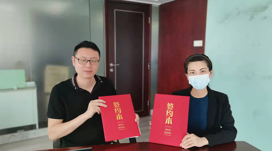 祝賀！金環(huán)電器與寧波某品牌電商客戶再次合作，簽約成功！